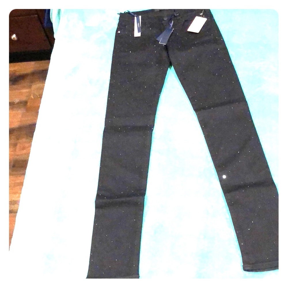 Juicy Couture blue studded jeans!